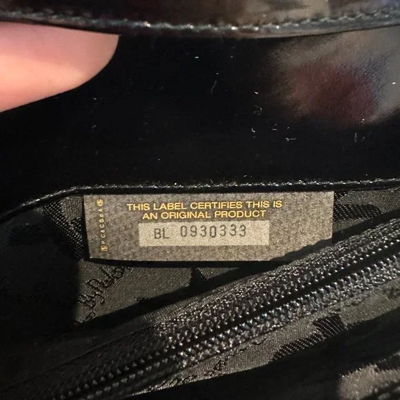 Paloma Picasso Genuine Leather Black Wallet - NEVER USED - Picture 6 of 6